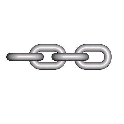 Lifting chain in galvanised steel