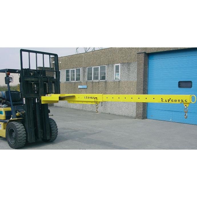 Lifting beam forklift ILSA JIB FORK HOOK with load hook