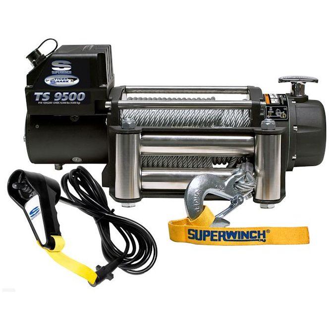 Electric winch TS 12V for vehicles