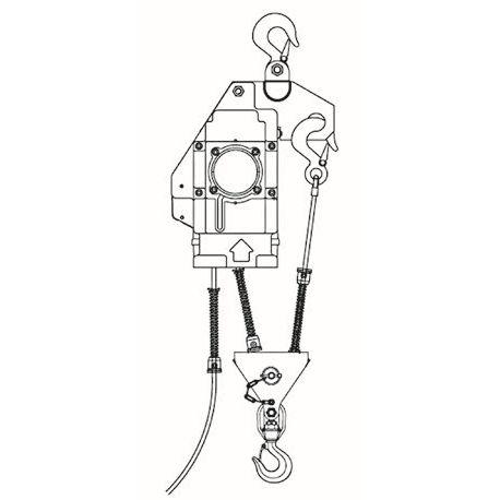 Kit de mouflage pour treuil électrique Tractel Minifor