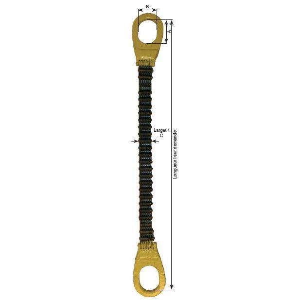 STAS steel link strap PZR/PZK