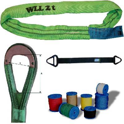 Webbing and rope types