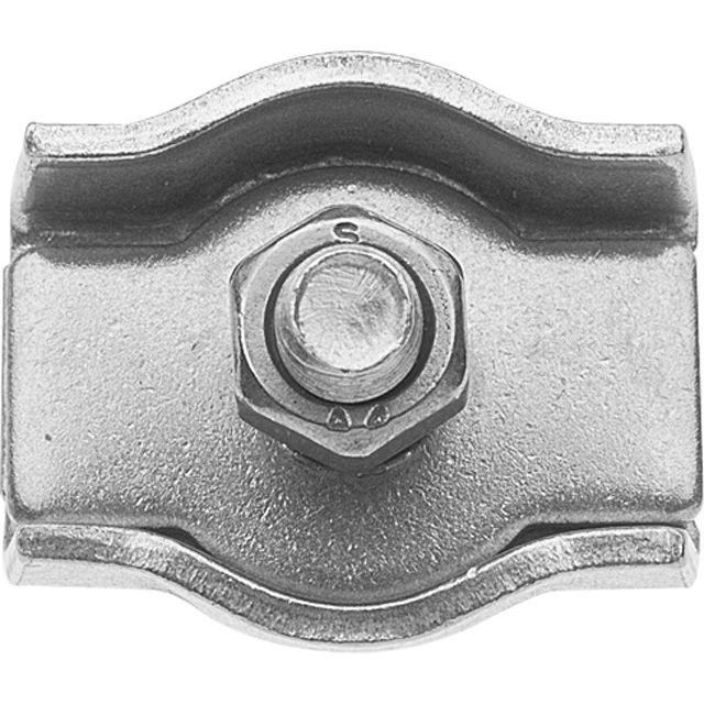 Serre-câbles simplex, galvanisé SCGS ou inox SCIS