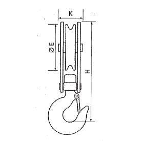 Light opening flask for wire rope MOE